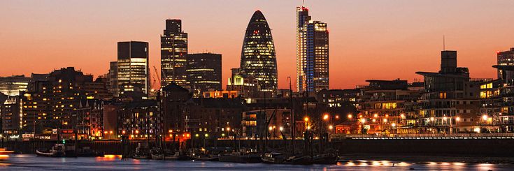 City-to-city rides 4 London skyline nighttime